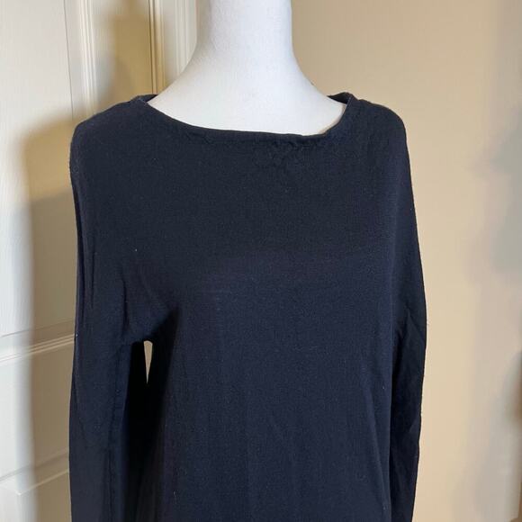 Vanessa Bruno 100% Wool Dress Black Long Sleeve VTG GUC Size Small / Size 1 - Picture 5 of 9